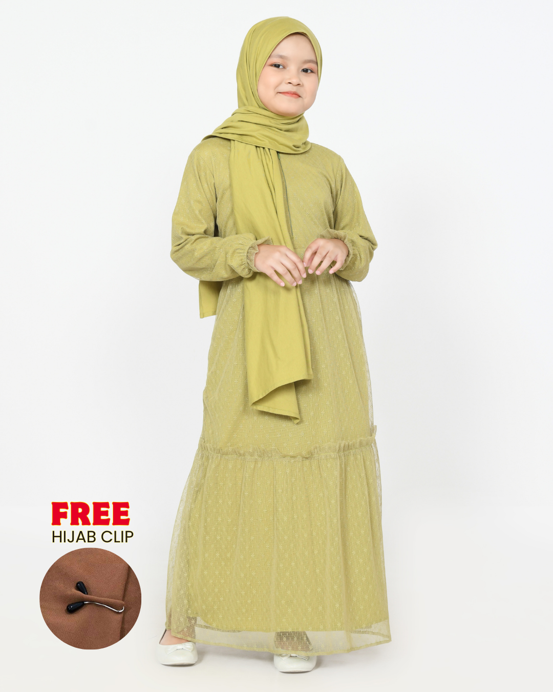 Set Meisje | Reem (Abaya + Pasmina )