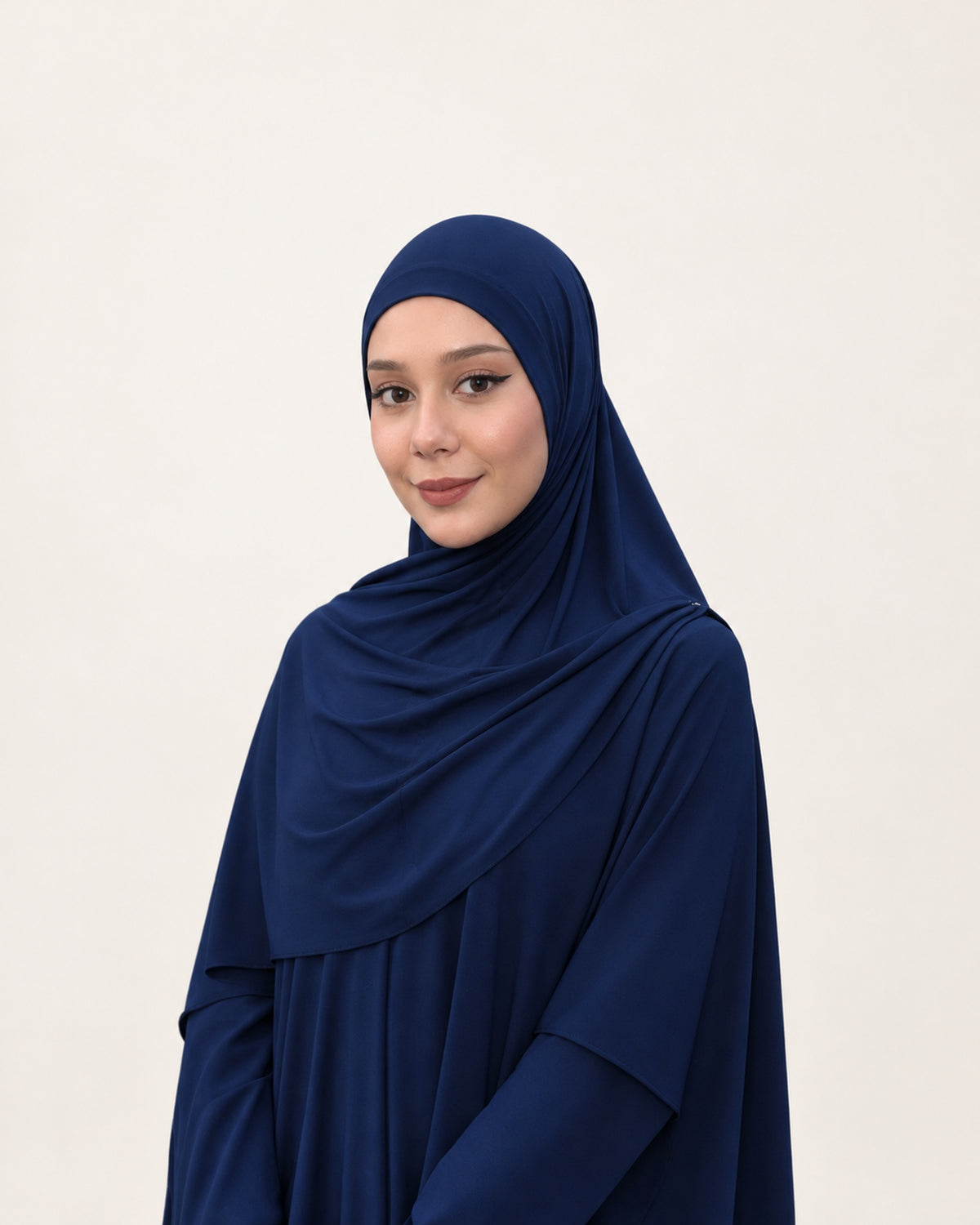 Pasmina Instant Bella Jersey – navy – Hijab Heela