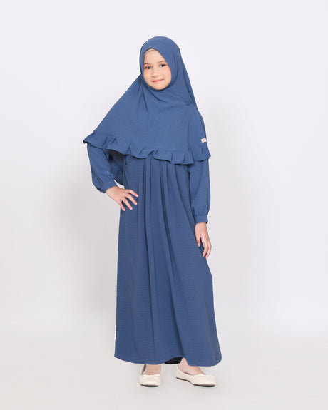 ABAYAKIDS-KASIH MONACO BLUE HIJABHEELA