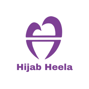 Our beautiful styled logo of Hijab Heela the premium brand of your modest fashion!