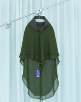 Khimar Wardah Kids Army - Gantung - Hijab Heela
