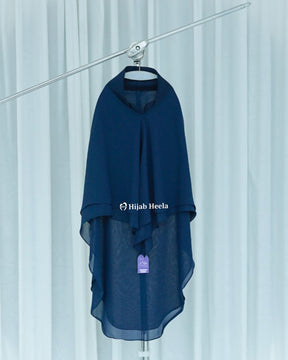 Khimar Wardah Kids Navy - Gantung - Hijab Heela