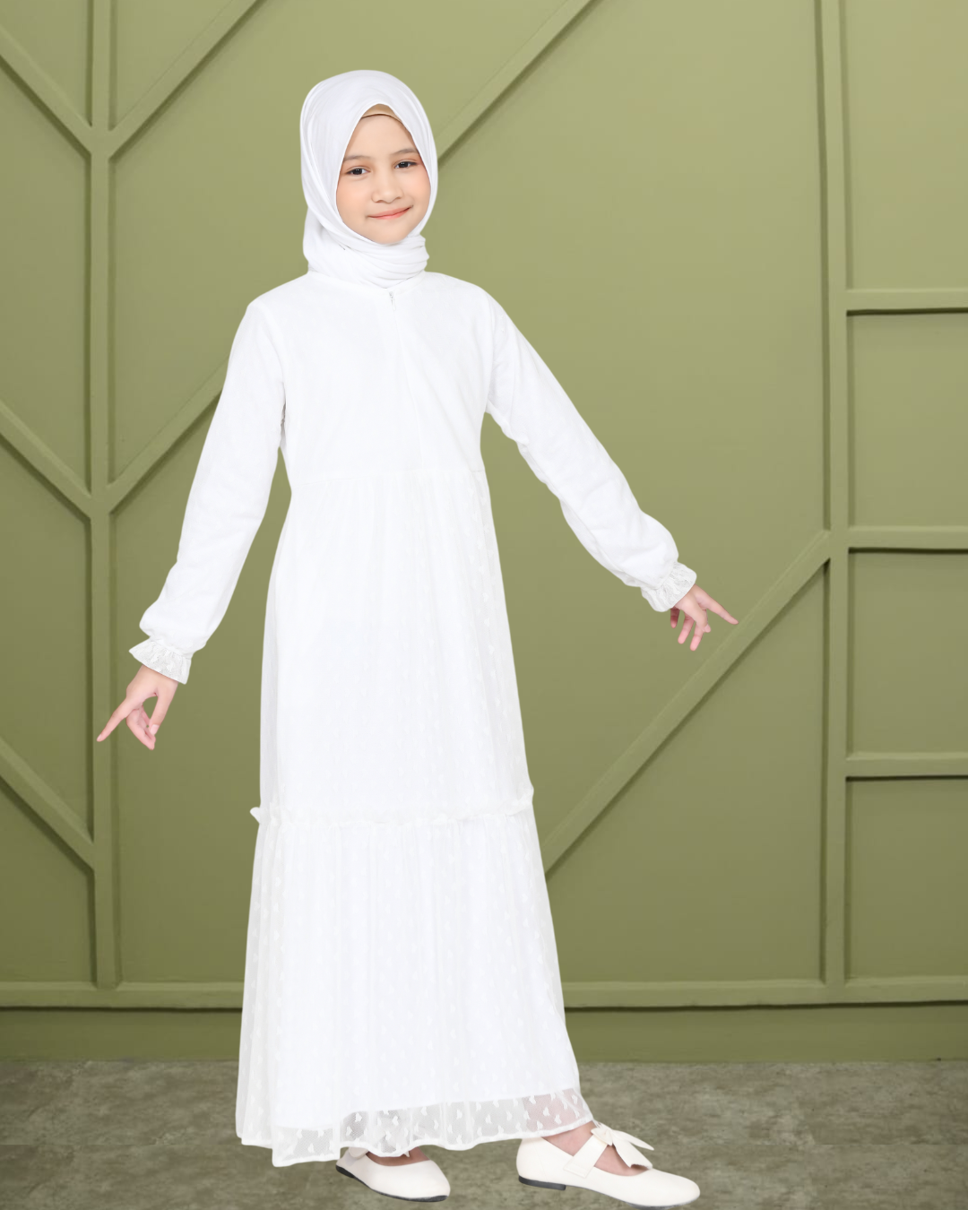 Set Meisje | Reem (Abaya + Pasmina )
