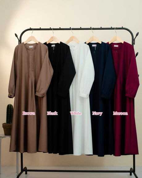 Abaya Katoen Eida colors HijabHeela