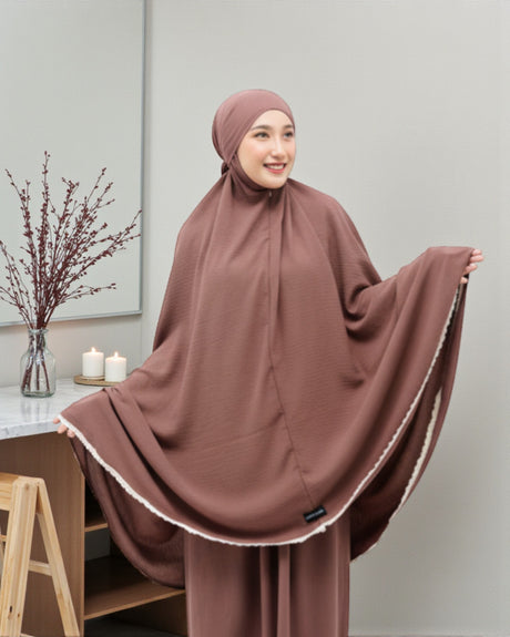 gebedskleding zahra brown hijabheela 