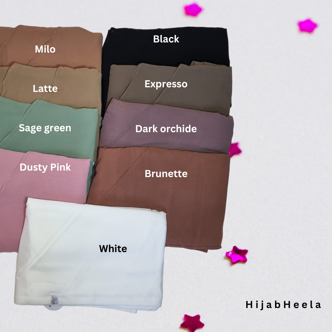 Khimar Dames – Aliyah van Hijab Heela, productfoto 7. De afgebeelde abaya is niet inbegrepen.