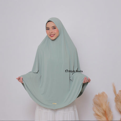 Khimar Dames – Hawa van Hijab Heela, productfoto 7. De afgebeelde abaya is niet inbegrepen.
