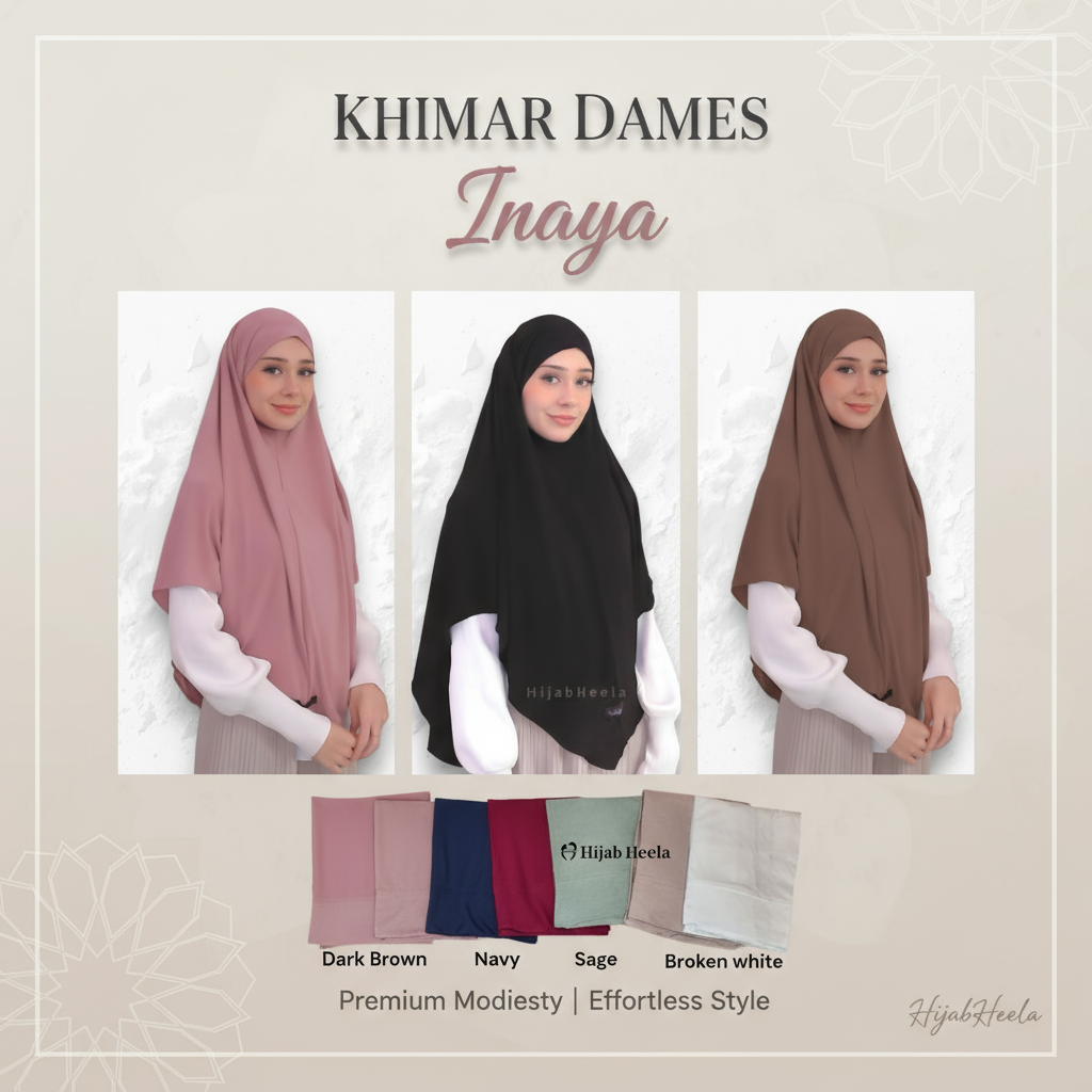 Khimar Dames | Inaya Social Media Banner