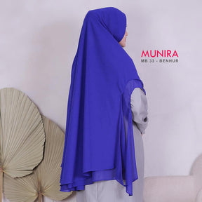 Khimar Dames – MB33 van Munira, productfoto 2. De afgebeelde abaya is niet inbegrepen.