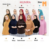 Khimar Dames – MJT van Munira, productfoto 3. De afgebeelde abaya is niet inbegrepen.