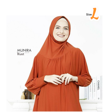 Khimar Dames – MJT van Munira, productfoto 5. De afgebeelde abaya is niet inbegrepen.