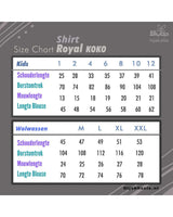Koko Royal Kids – maattabel