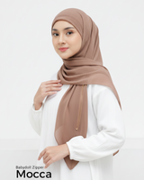 Mocca Babydoll Zipper Hijab