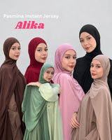 Pasmina Jersey Alika - multicolor kleurenoverzicht model