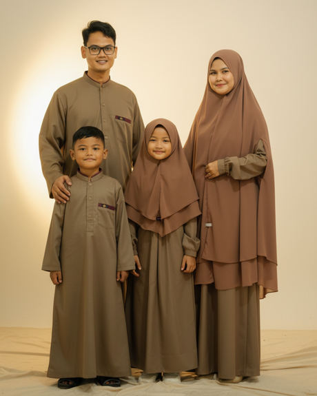 Qomees Al Fatih Family Brown Portrait