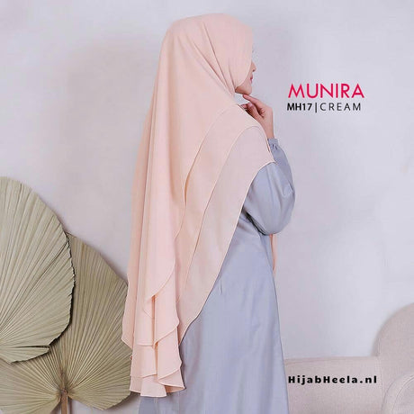 Khimar Dames – Amani van Munira, productfoto 2. De afgebeelde abaya is niet inbegrepen.
