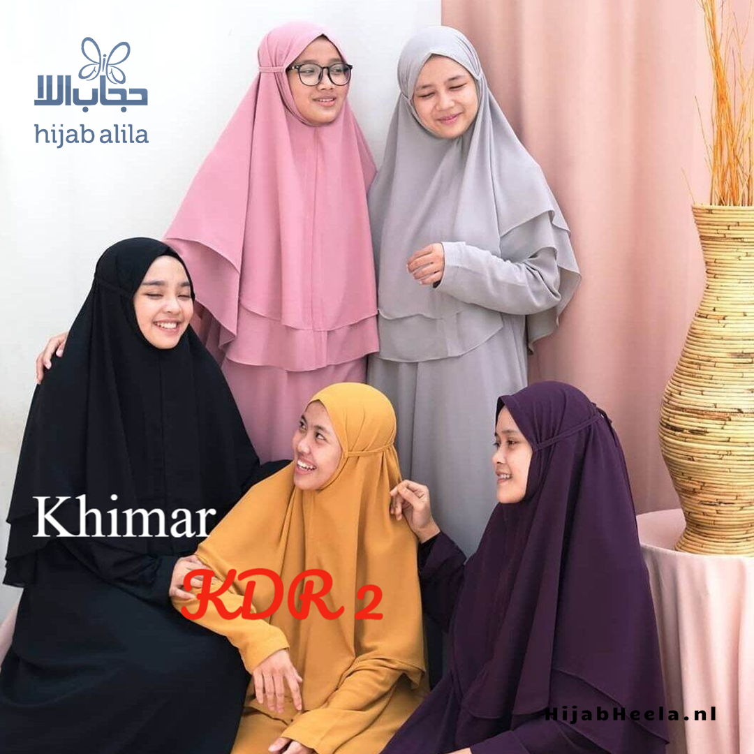 Khimar Dames – KDA 2 van Hijab Alila, productfoto 1. De afgebeelde abaya is niet inbegrepen.